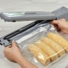 Sacs d'emballage sous vide, rouleaux pour la fabrication de sacs de taille personnalisée et le stockage hermétique des aliments,