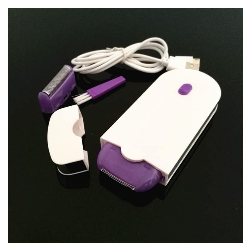 Épilateur rechargeable au laser pour femme Épilateur lisse au toucher Épilation instantanée sans douleur Capteur de rasoir -