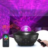 Star Projector Night Light, Galaxy Light Projector avec Star, Lampe de musique romantique LED Starry Sky, avec télécommande,