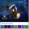 Star Projector Night Light, Galaxy Light Projector avec Star, Lampe de musique romantique LED Starry Sky, avec télécommande,