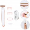 FRCOLOR 3 Ensembles Épilateur Femmes Tondeuse À Cheveux USB Épilateur Tondeuse À Cheveux Rasoir Pour Outil De Rasage Du Rasoir