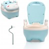 Ikodm Siège de toilette pour bébé, pot pour enfant, type de tiroir Baby Potty, entraîneur de toilette avec poignées, coussin en