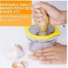 Manuel maïs batteuse éplucheur décapant multifonctionnel maïs légumes gingembre Portable ail presse cuisine Gadget