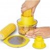 Manuel maïs batteuse éplucheur décapant multifonctionnel maïs légumes gingembre Portable ail presse cuisine Gadget
