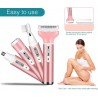 Épilation Femme | Rasoirs d'épilation - Rasoir électrique portable 4 en 1 pour femme pour les aisselles, les jambes, les bras et