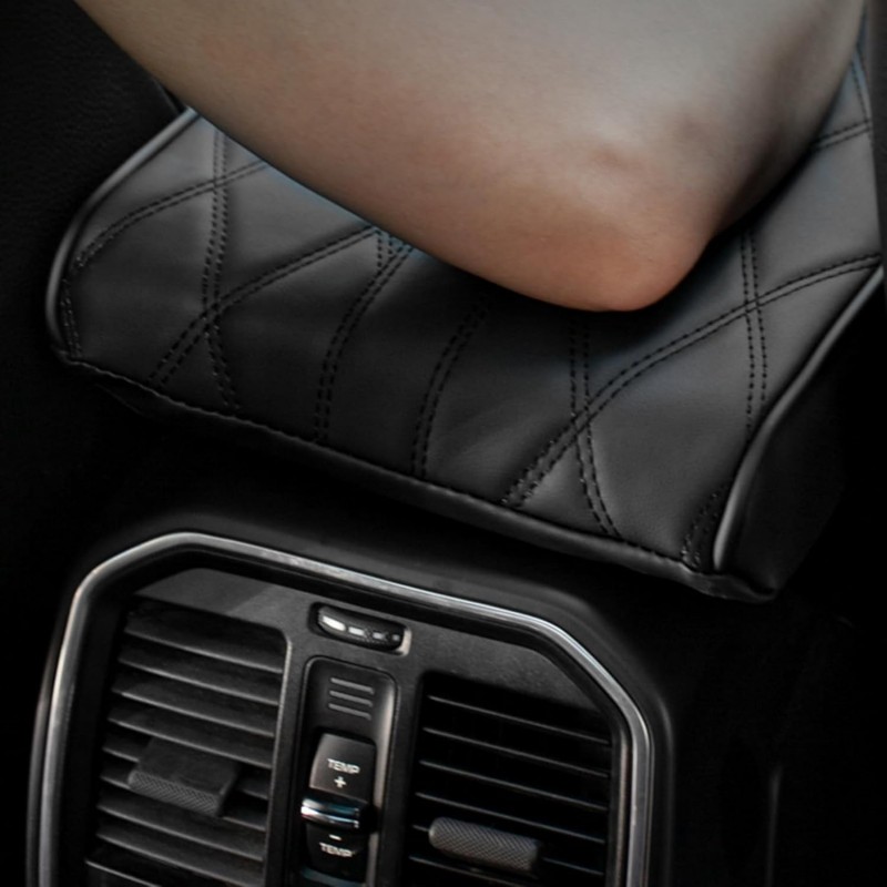 LUCKGONI Accoudoir de voiture - Augmentation de la hauteur - Coussin de console centrale de voiture - Coussin en mousse à