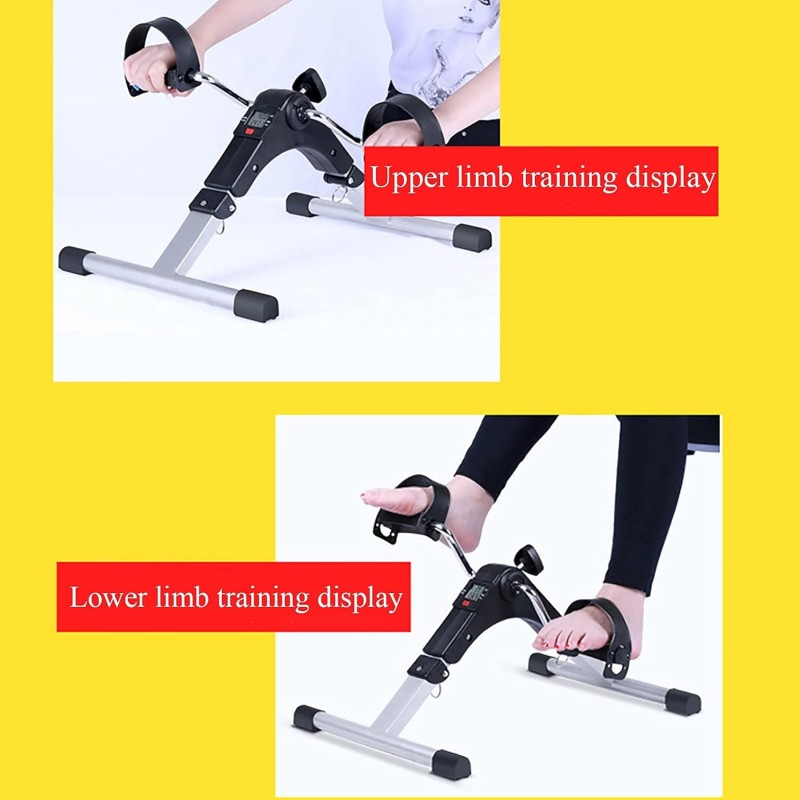 Pédalier Pédale électrique Mini Machine de rééducation Pédale de Fitness Pliable