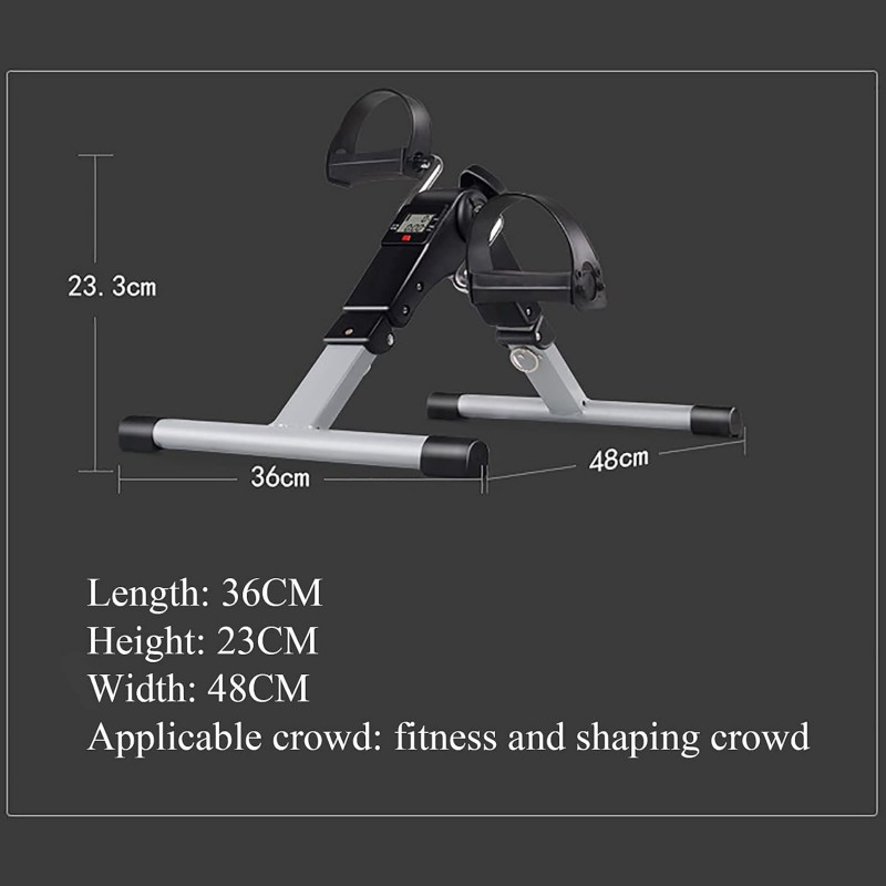 Pédalier Pédale électrique Mini Machine de rééducation Pédale de Fitness Pliable