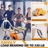 Ailinkor Roue abdominale – Rouleau abdominal avec support de coude