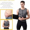 Corset de sport pour homme, ceinture de perte de poids réglable, gilet de mise en forme, corset de fitness, activités sportives,