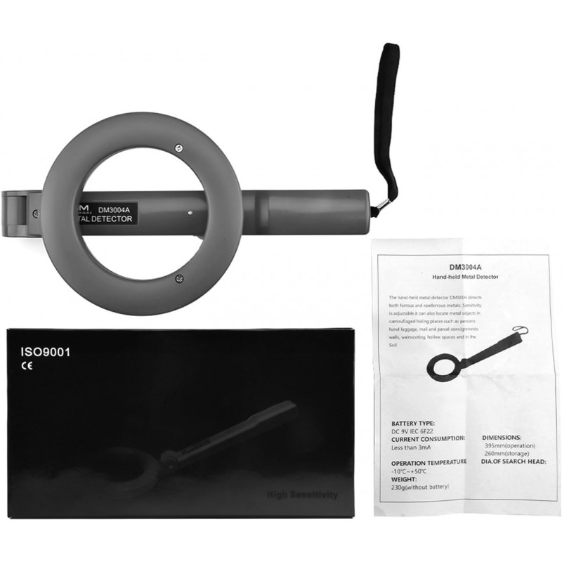 Sorrowso Détecteur de métaux portable pliable et léger - Détecteur d'or haute sensibilité pour la chasse au trésor et les