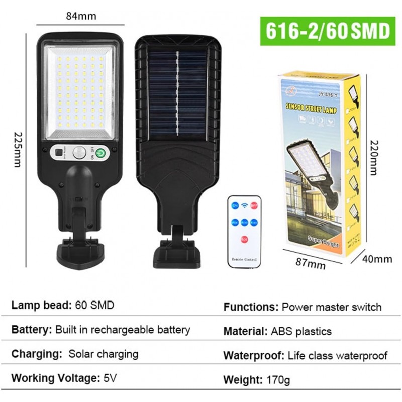 Lampes solaires pour le jardin For porte d'entrée jardin cour lampadaires solaires extérieur sans fil solaire sécurité applique