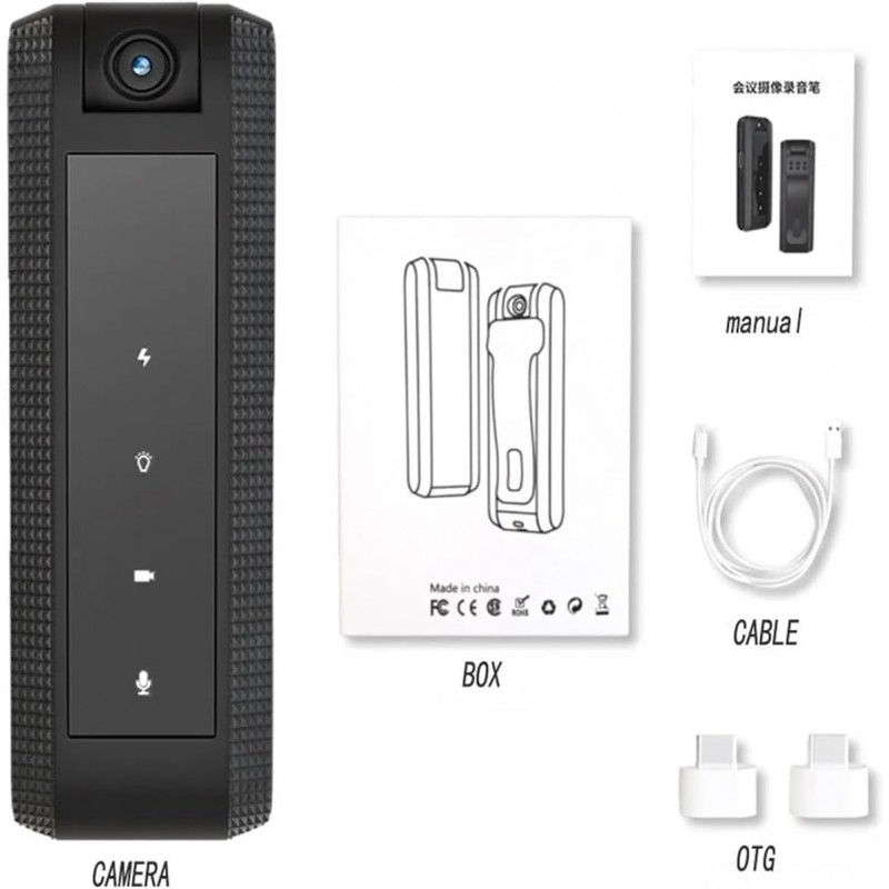  MD14 HD 1080P Mini caméra Portable Petit enregistreur vidéo numérique Police BodyCam Infrarouge Vision