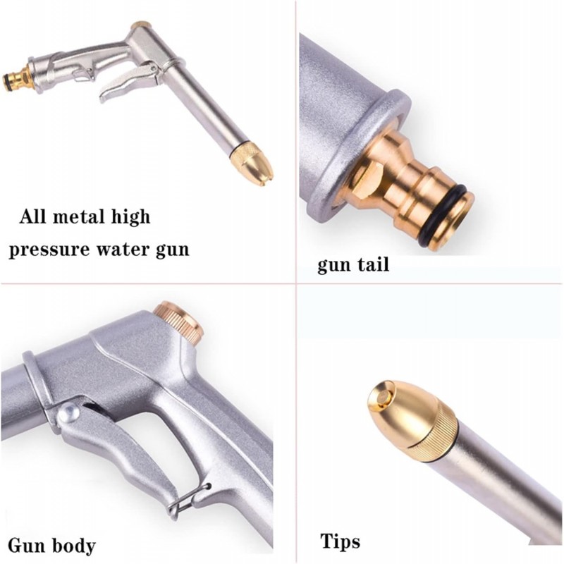 Arrosage de jardin Pistolet à eau haute pression portable for nettoyage de voiture lavage de voiture machine d'arrosage de
