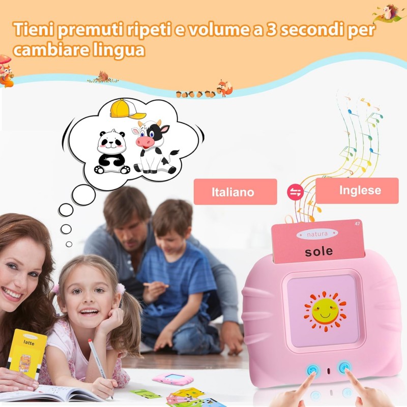  Flashcard Jouets Éducatifs pour Enfants de 1 à 6 Ans