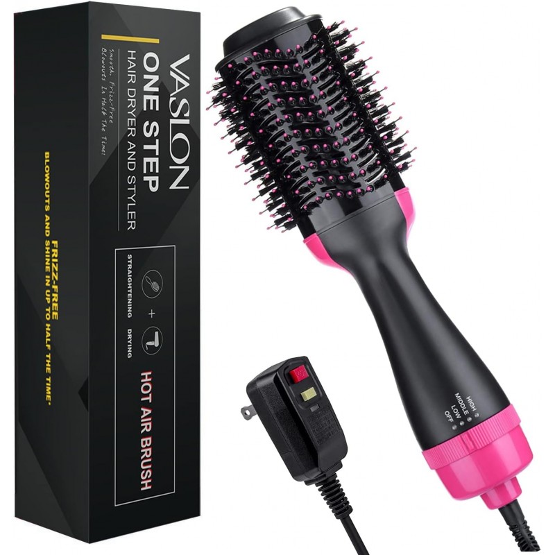 Brosse à air chaud 4-en-1 pour sèche-cheveux