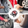 Gonfleur de pneu avec manomètre, compresseur d'air portable | Gonfleur de pneus,Gonfleur multifonctionnel 12V avec manomètre à