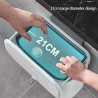 YZJSSL Poubelle murale de cuisine avec couvercle coulissant - 21 x 26 x 15 cm